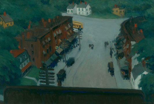 American Village 1912 by Edward Hopper