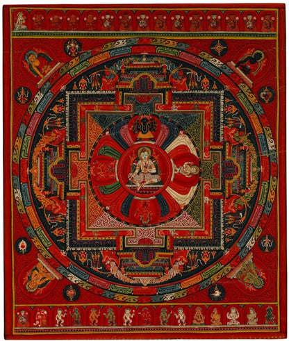 Amoghapasa Five-deity Mandala