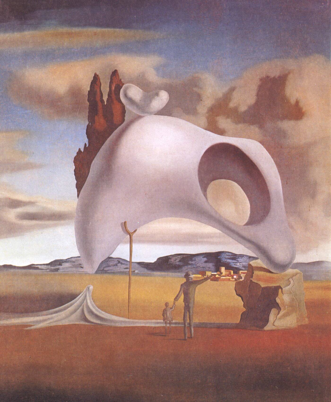 Atavistic Vestiges After the Rain by Salvador Dali