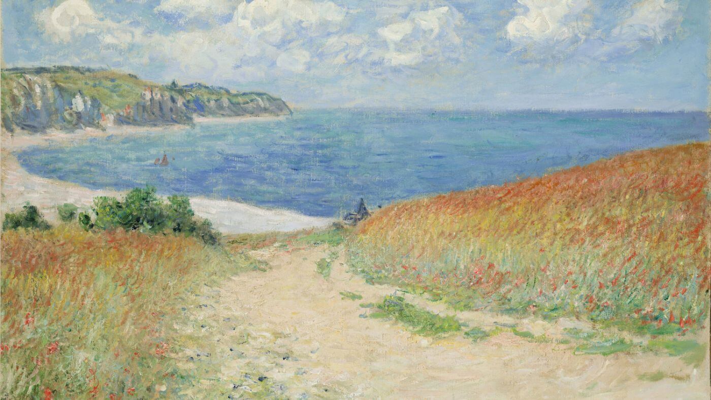 Claude Monet Alley Near Pourville