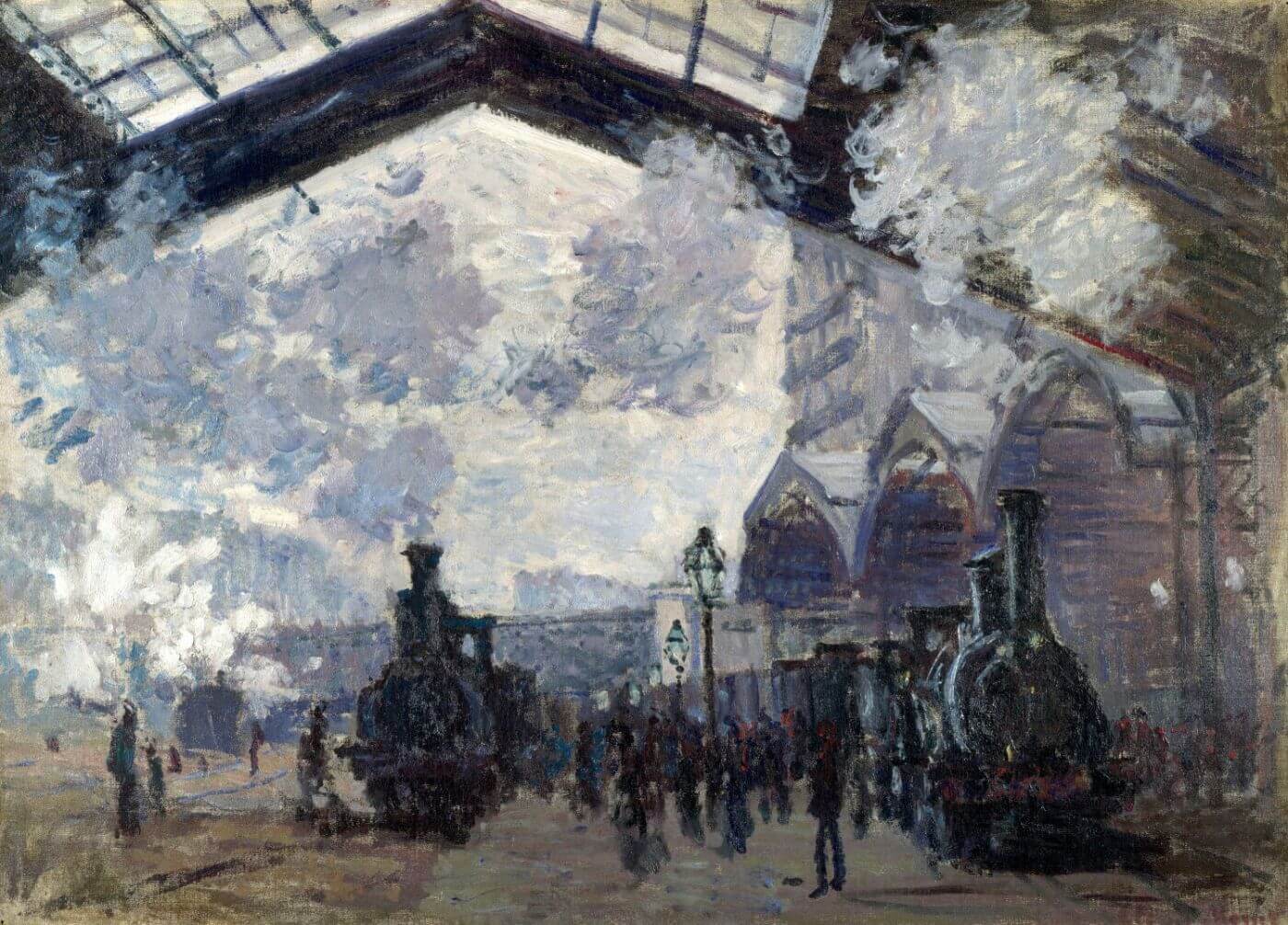 Claude Monet The Gare Saint Lazare