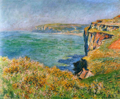 Cliffs at Varengeville Painting