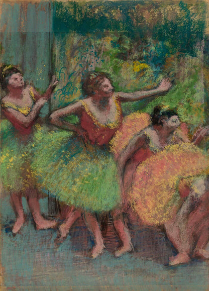 Dancers in Green and Yellow