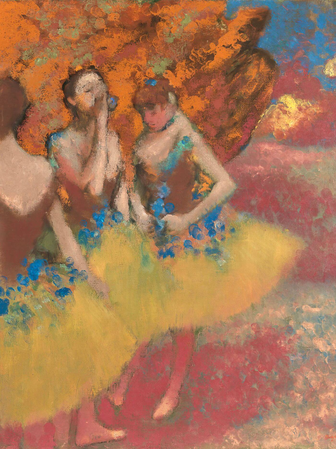 Dancers in Yellow Skirts