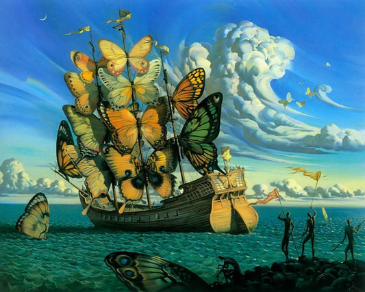 Departure of the Winged Ship byVladimir Kush
