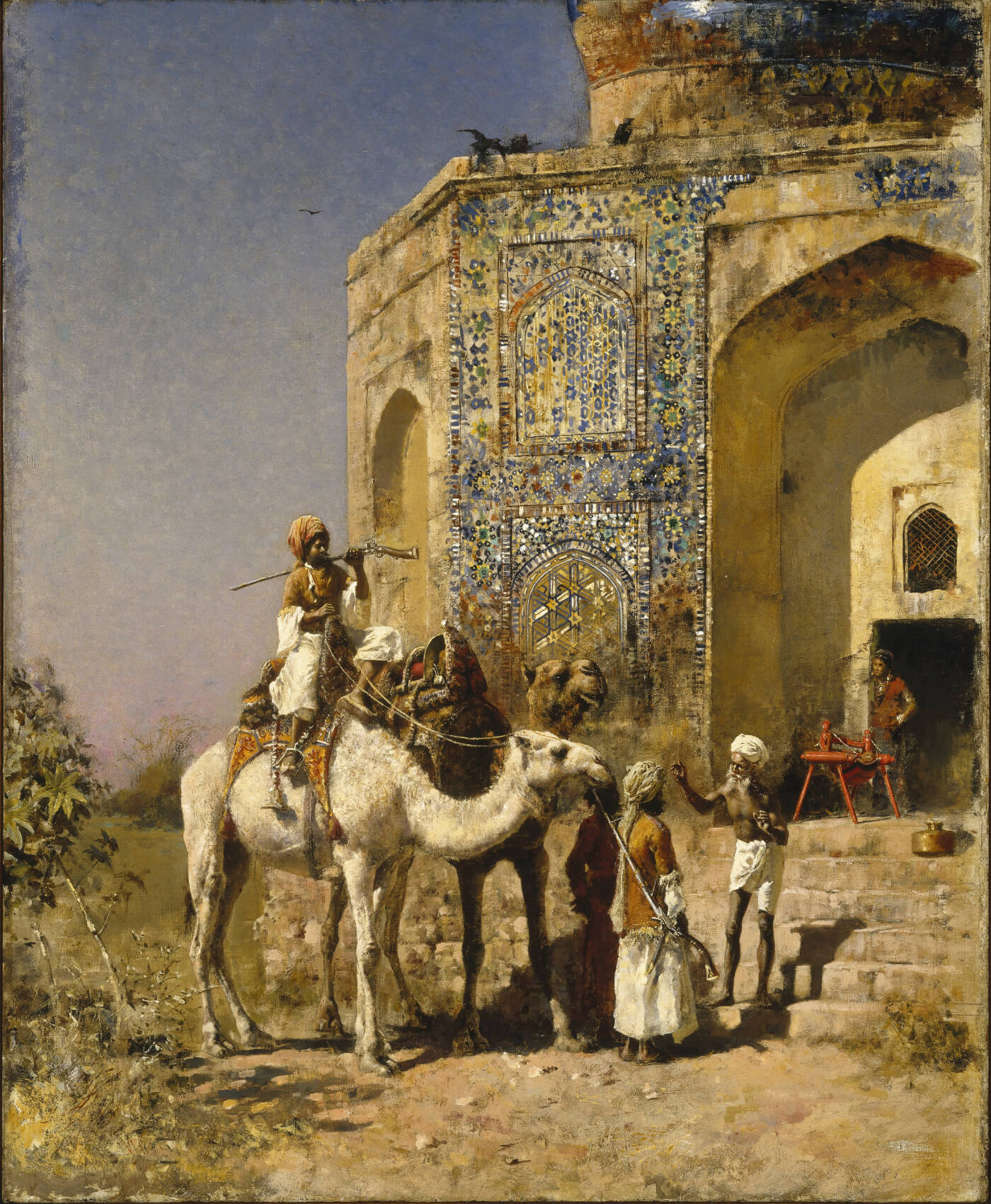 Edwin Lord Weeks Old Blue Tiled Mosque Outside Delhi.jpg