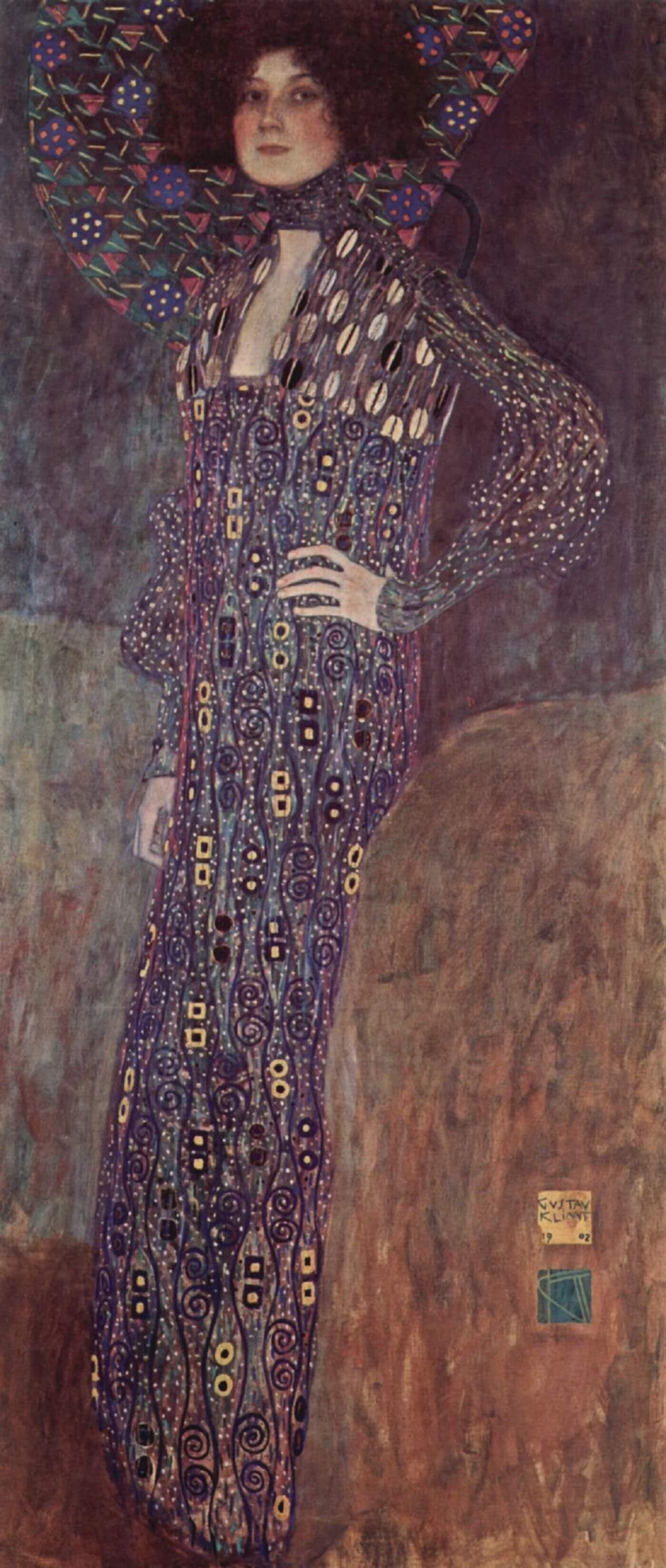 Emilie Floge by Gustav Klimt