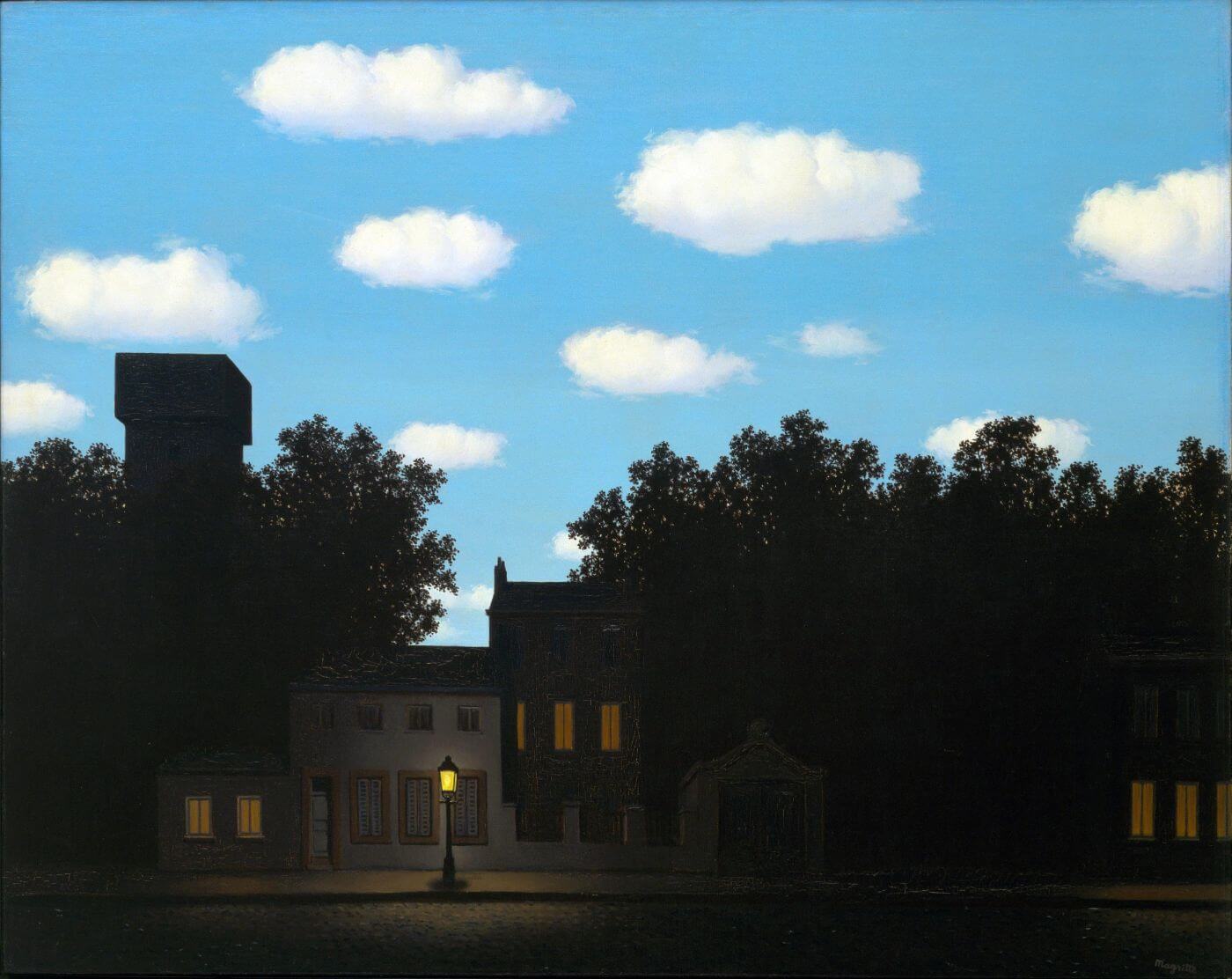 Empire of Light 1950 by Rene Magritte