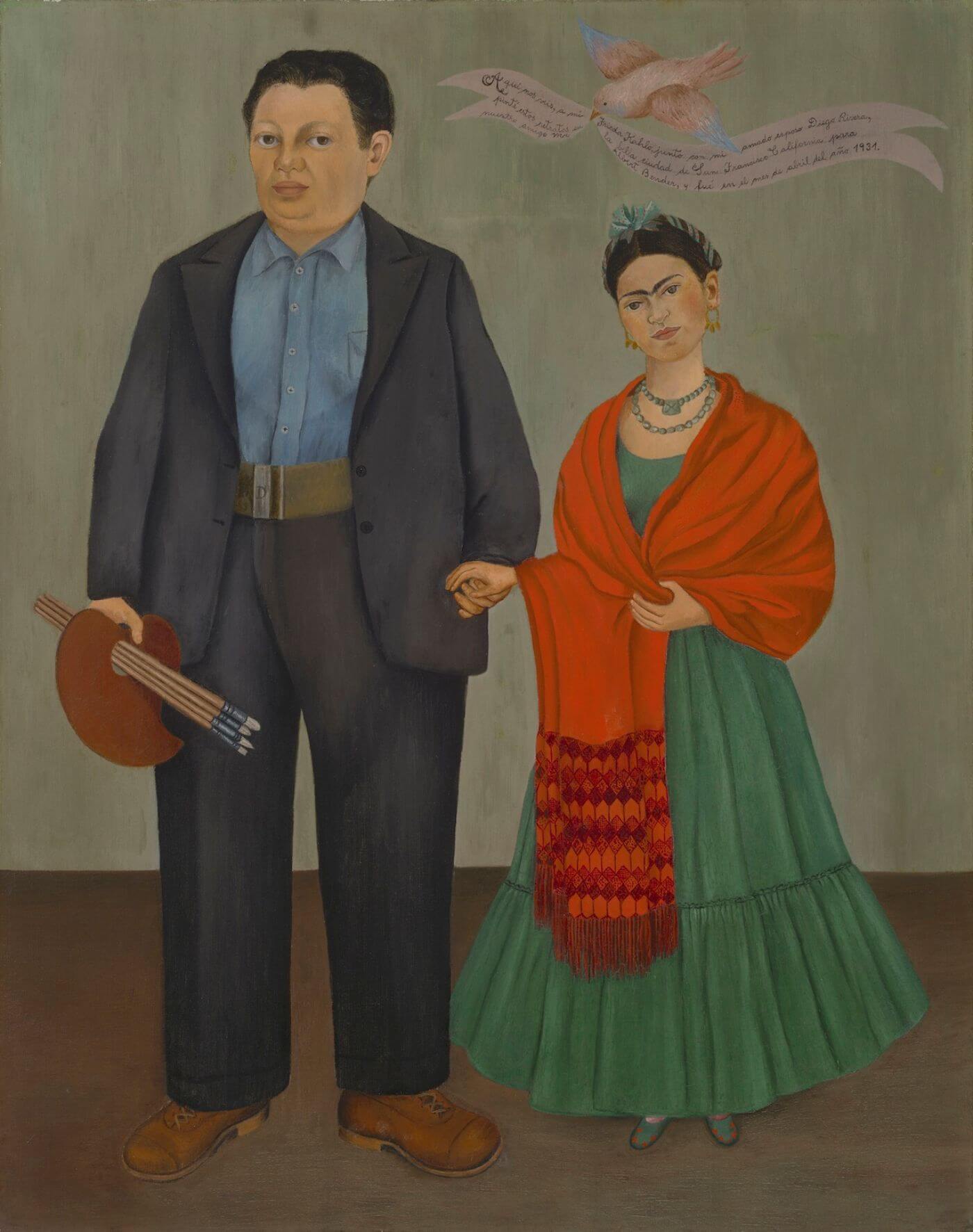 Frida and Diego Rivera 1931 by Frida Kahlo