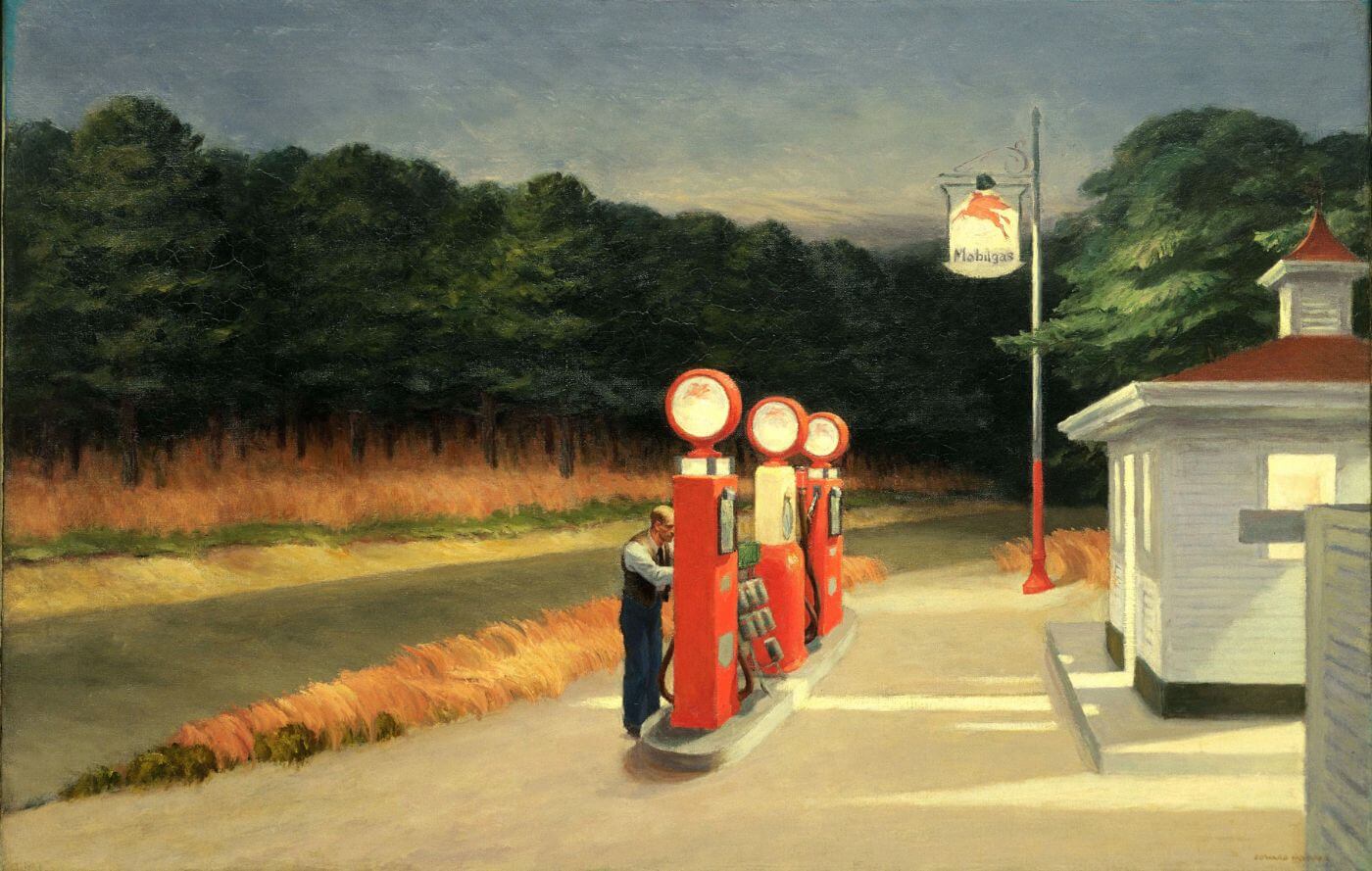 Gas1940 by Edward Hopper