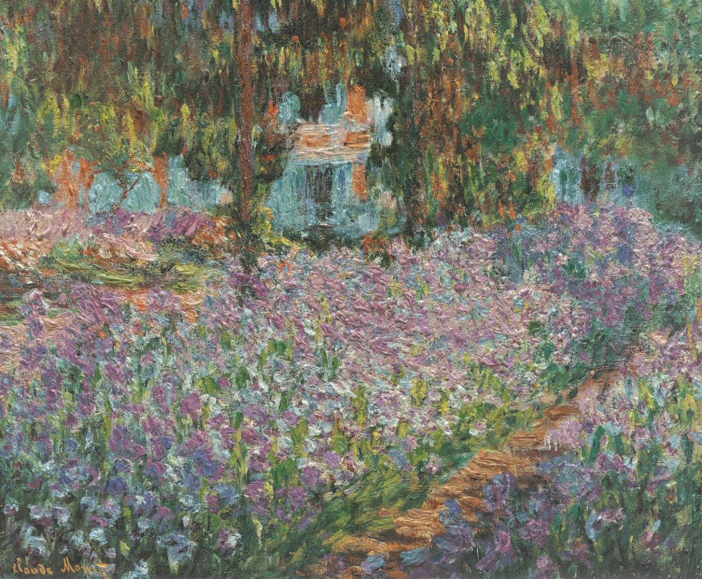 Irises in Monet Garden