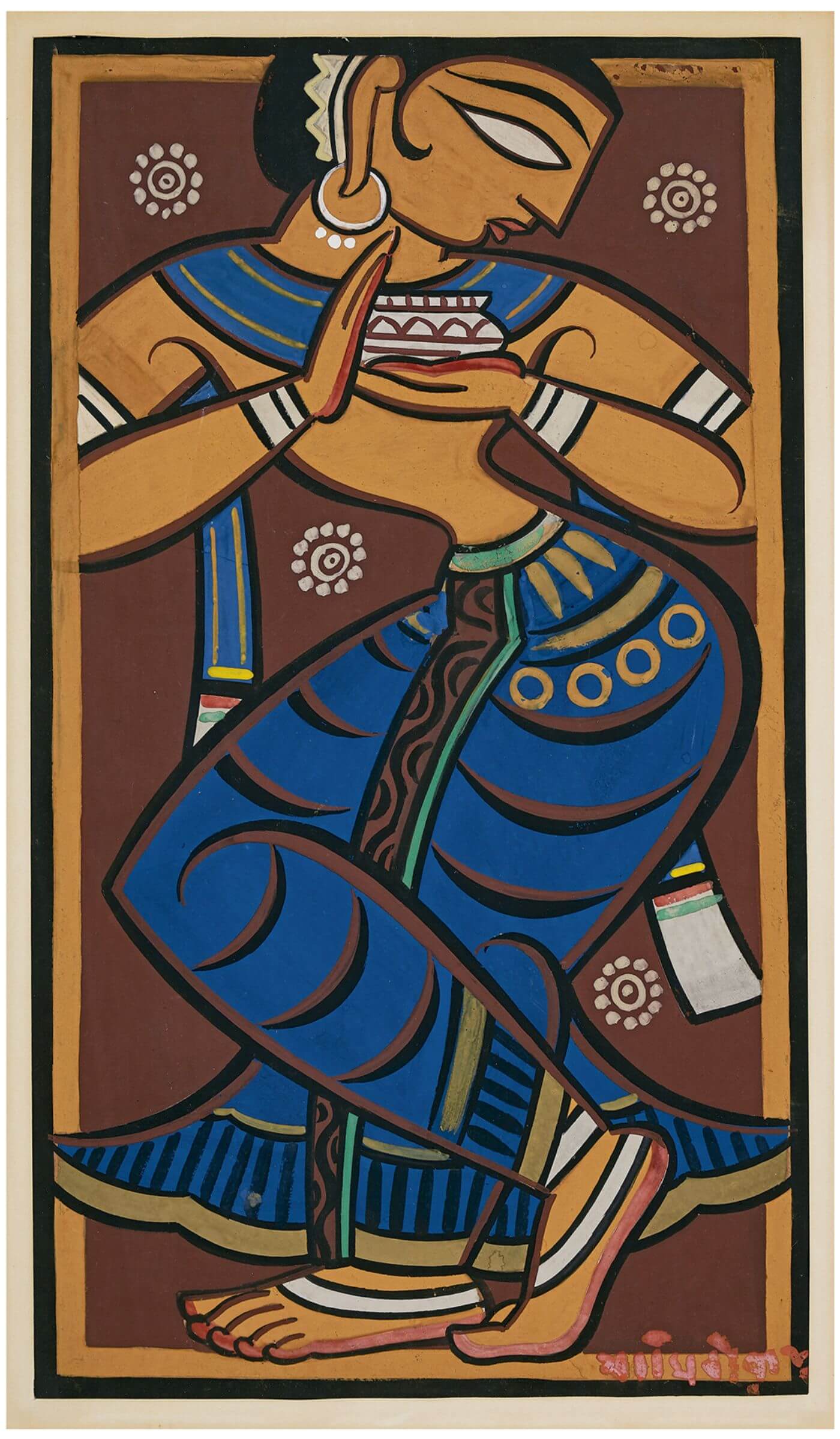 Jamini Roy - Dancing Gopini