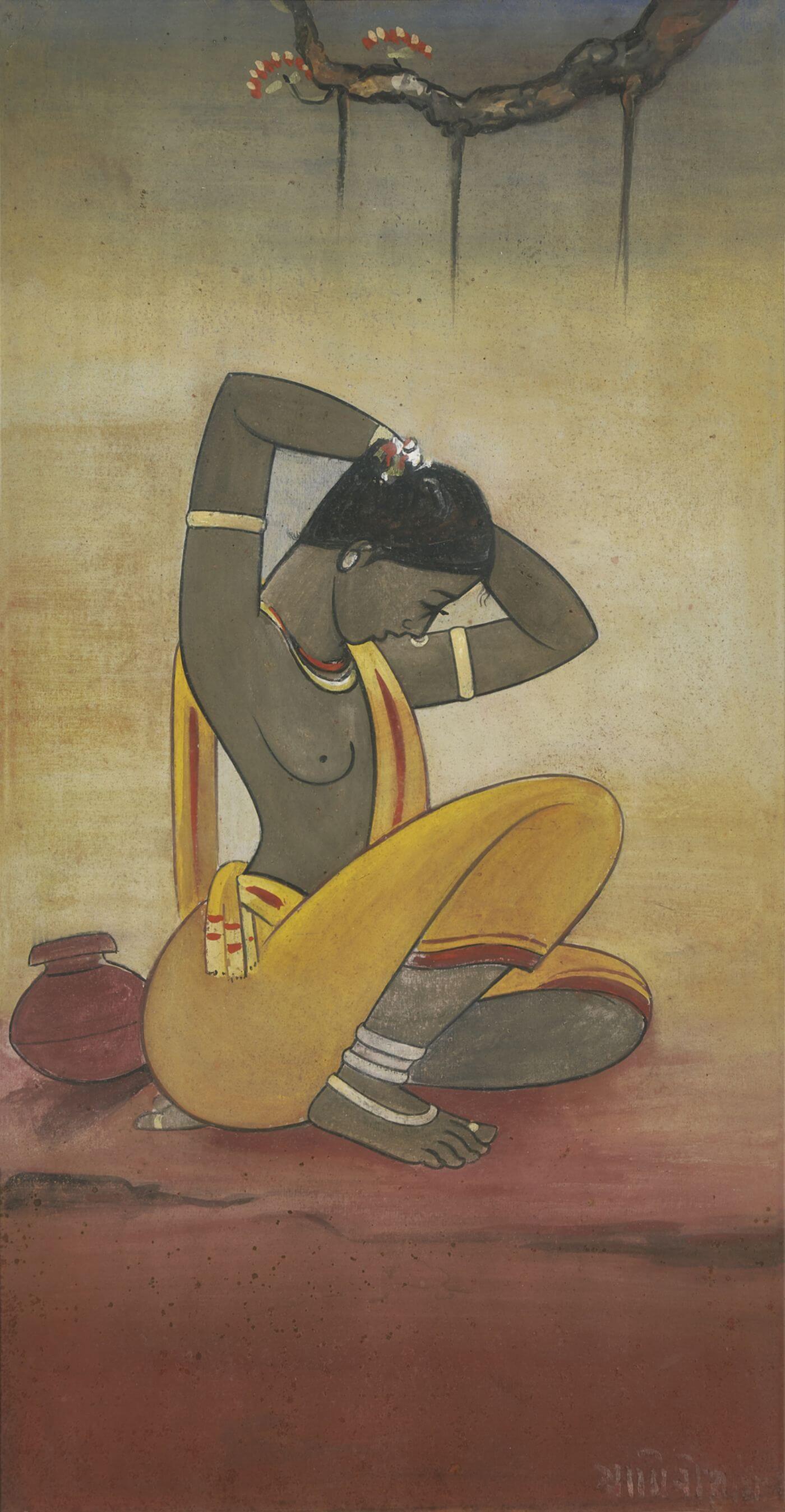 Jamini Roy - Santhal Woman