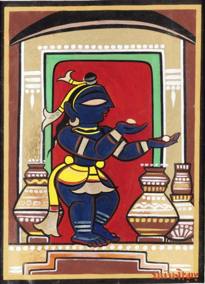 Krishna Stealing Butter