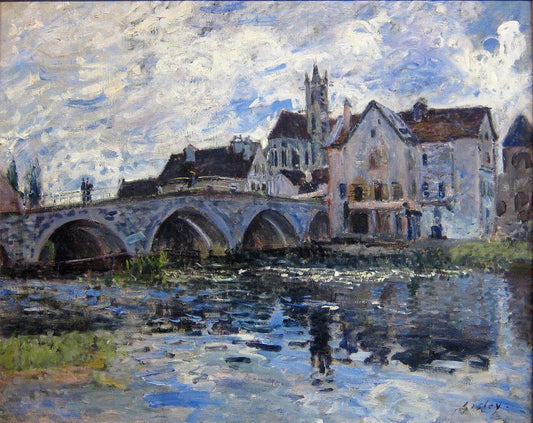 Le Pont de Moret, effet d’orage