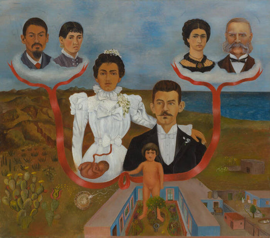 My Grandparents My Parents and Me 1936 by Frida Kahlo