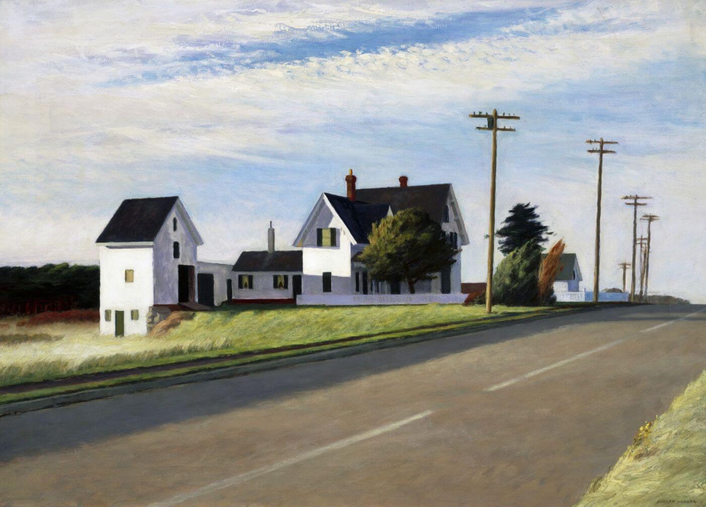 Route 6, Eastham 1941 by Edward Hopper