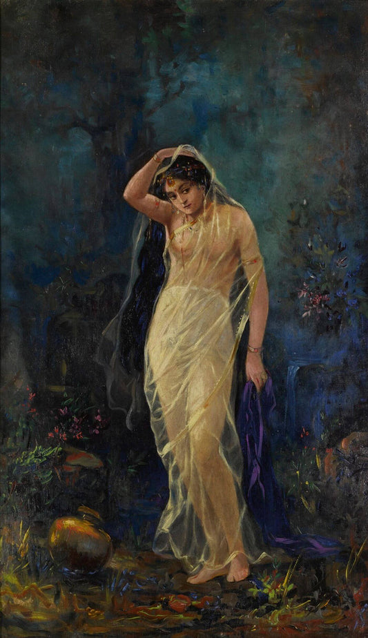 Rupasundari by Raja Ravi Varma disciple.jpg