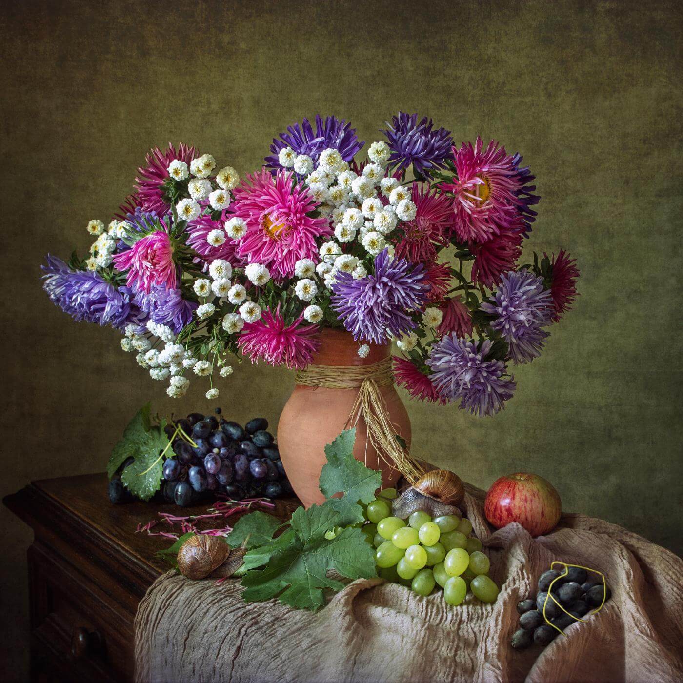 Still Life Flowers in Vase