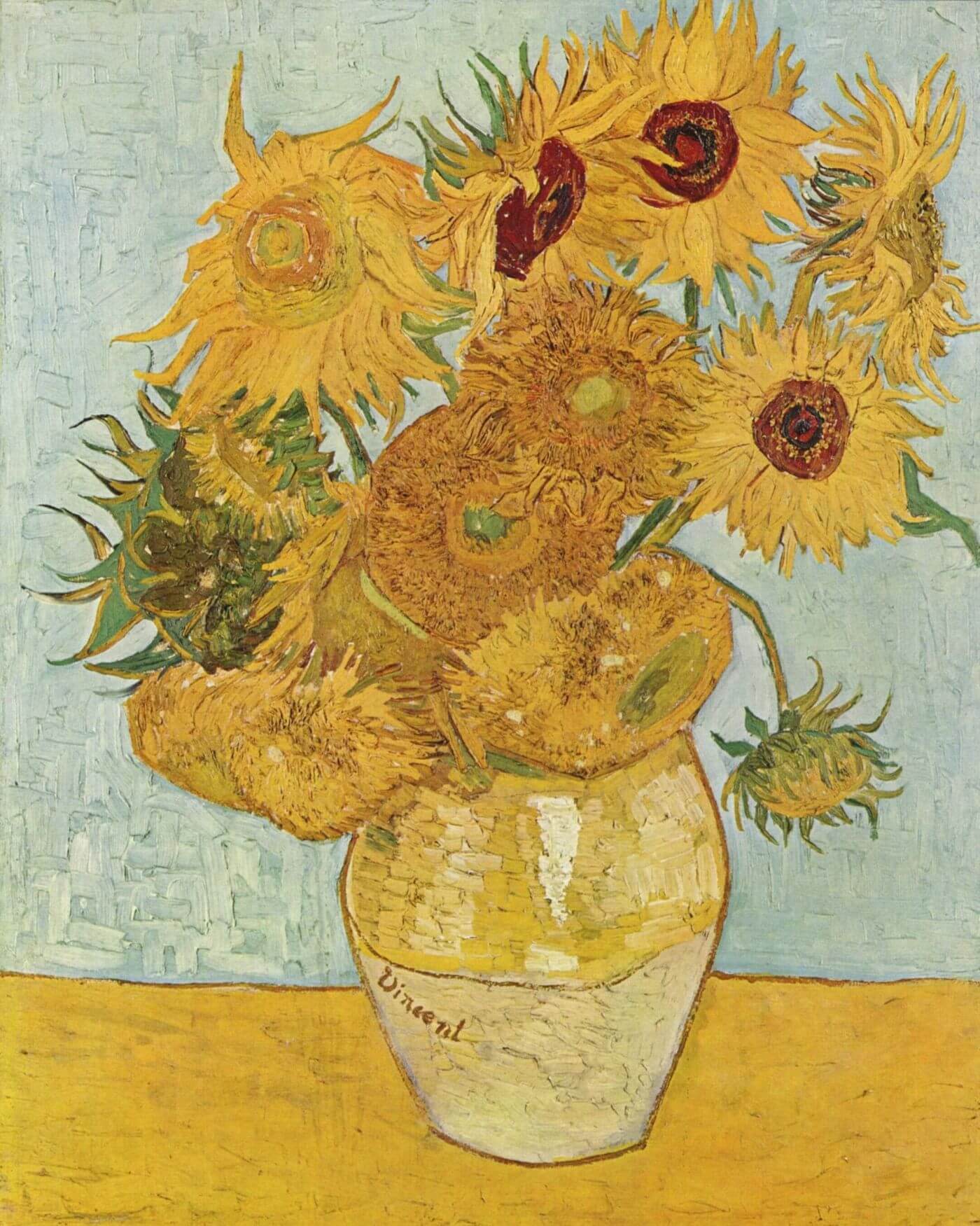 Sunflowers Series by Vincent van Gogh