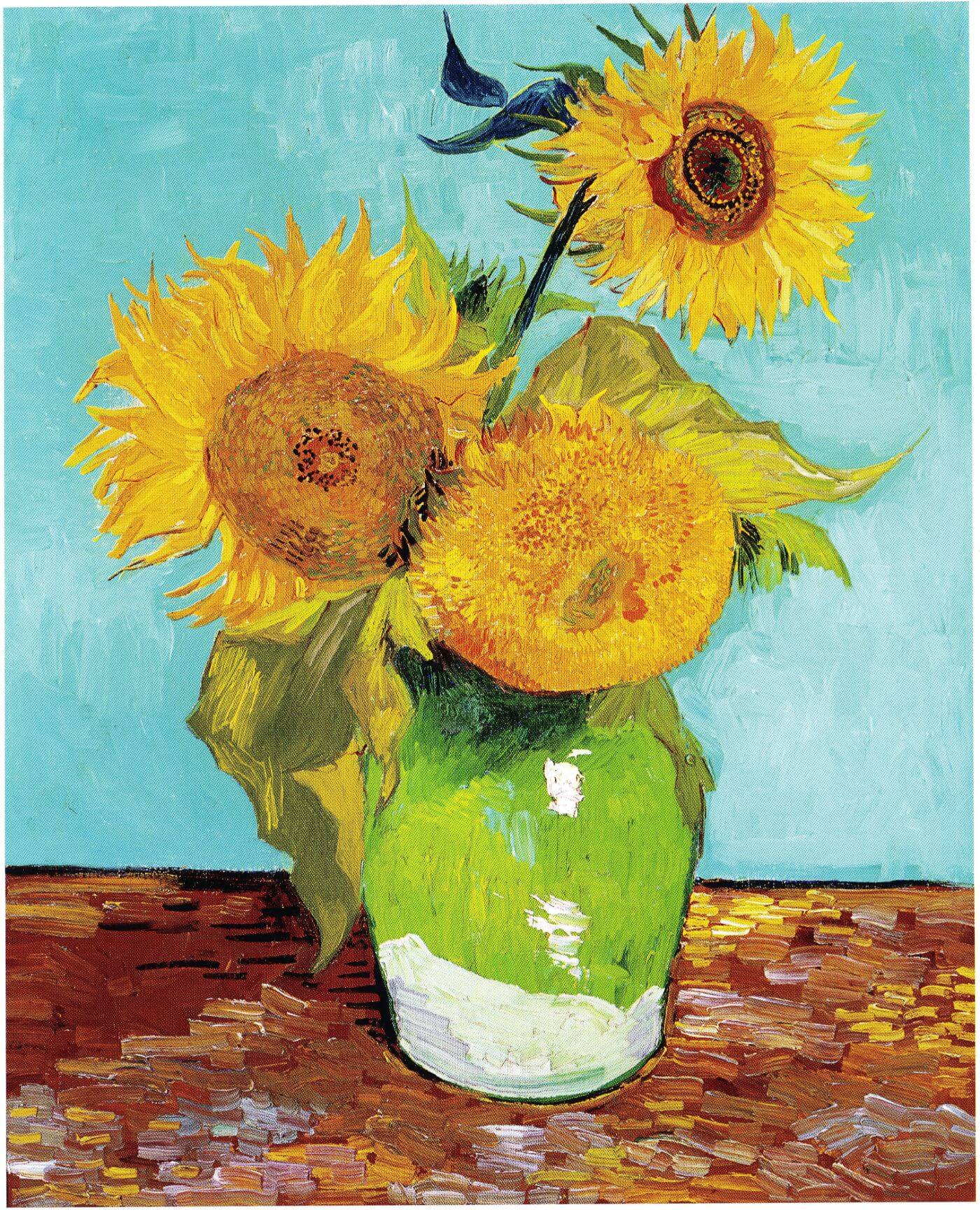 Sunflowers in a vase