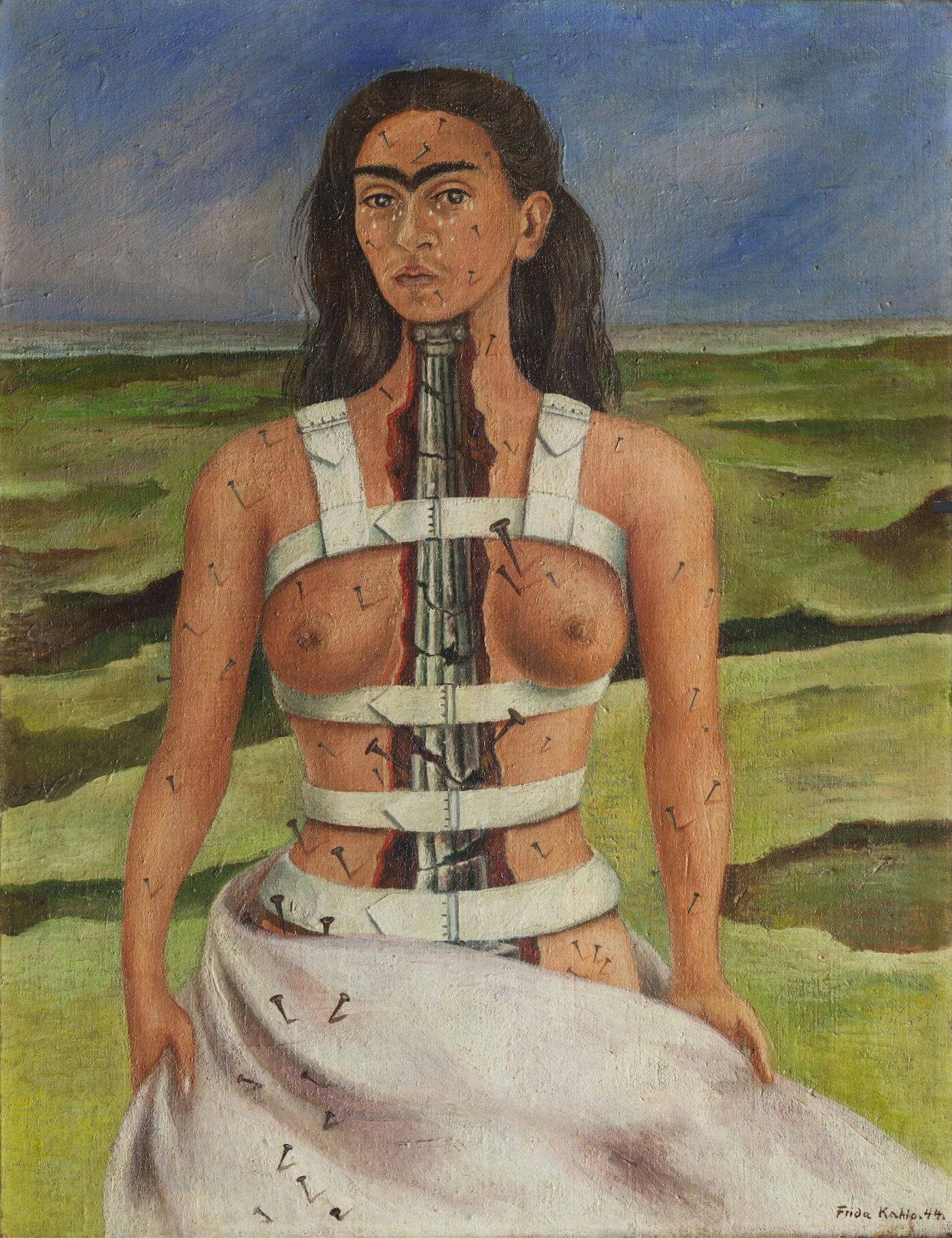 The Broken Column 1944 by Frida Kahlo