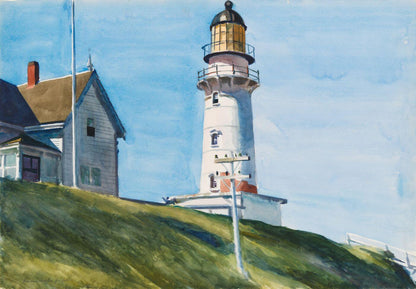 The Lighthouse at Two Lights 1929 by Edward Hopper