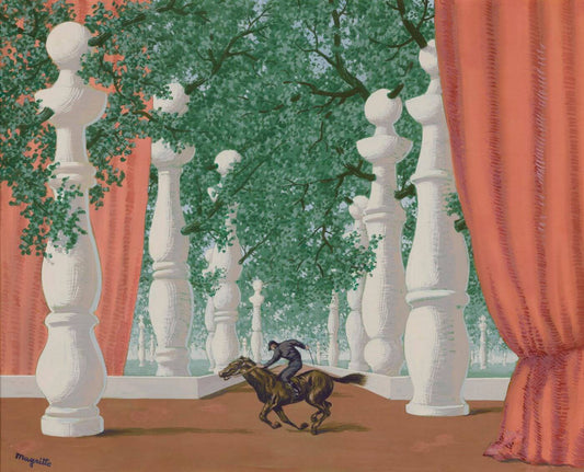 The Lost Jockey (Le jockey perdu) by Rene Magritte