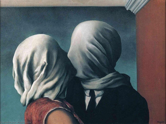 The Lovers II 1928 by Rene Magritte