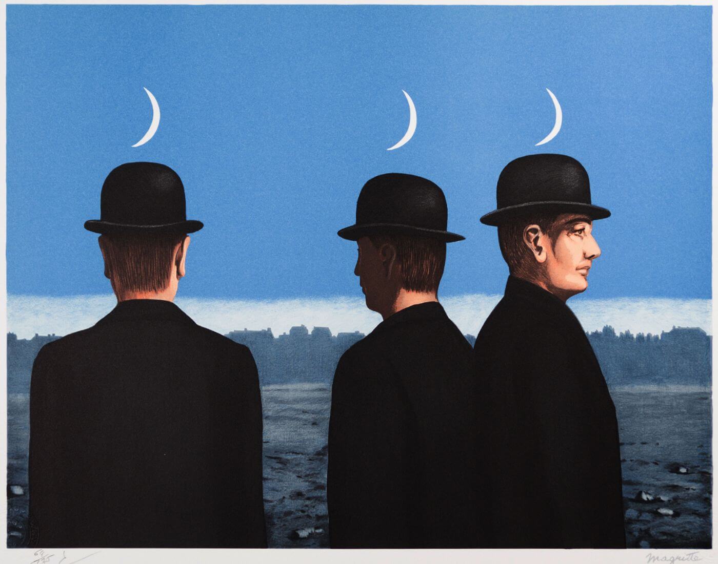 The Mysteries of the Horizon 1928 by Rene Magritte
