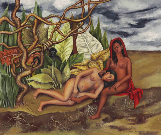 Two Nudes in the Forest 1939 by Frida Kahlo