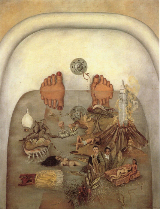 What the Water Gave Me 1938 by Frida Kahlo